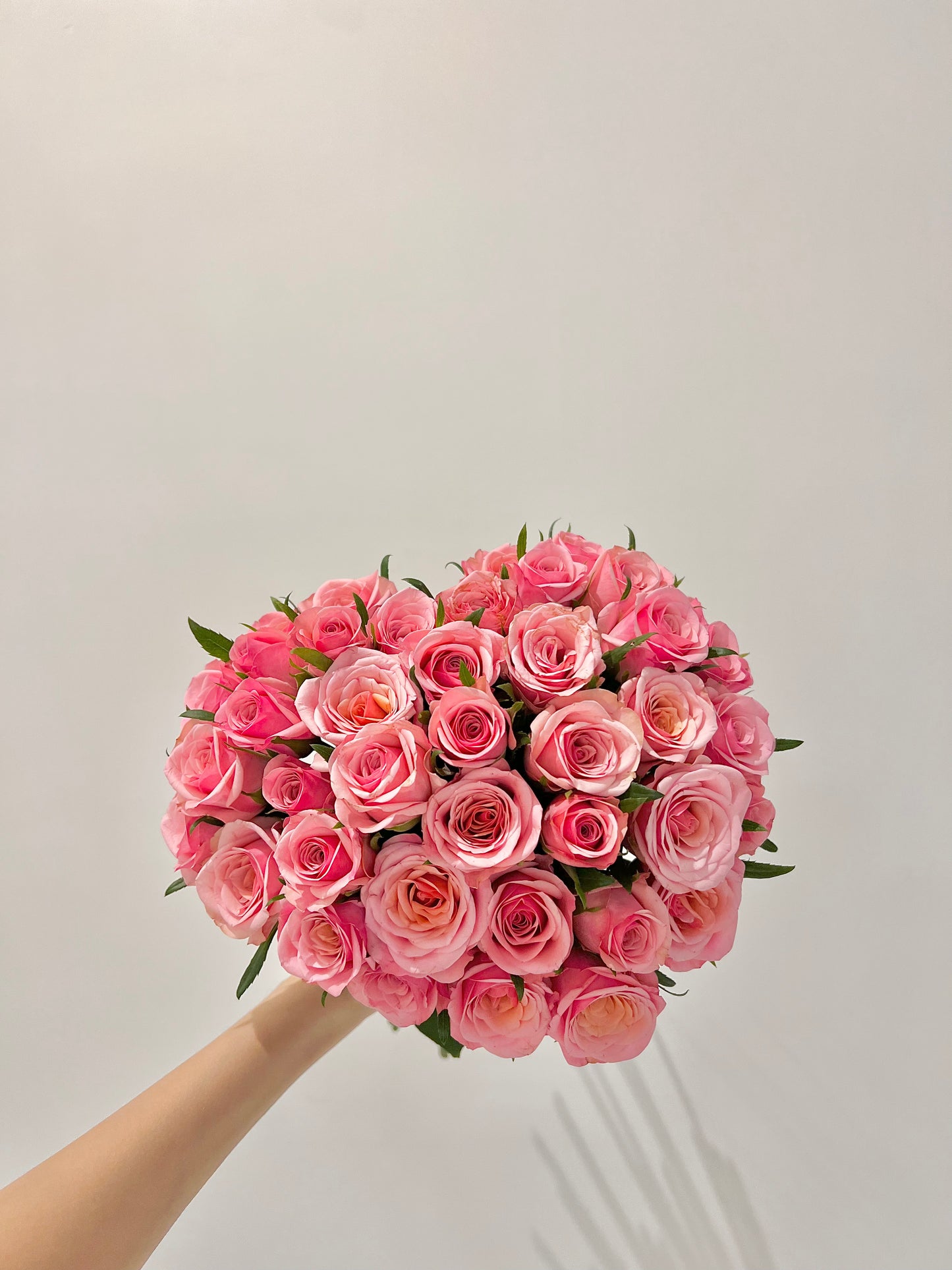 Heart shaped bouquet x 45 roses
