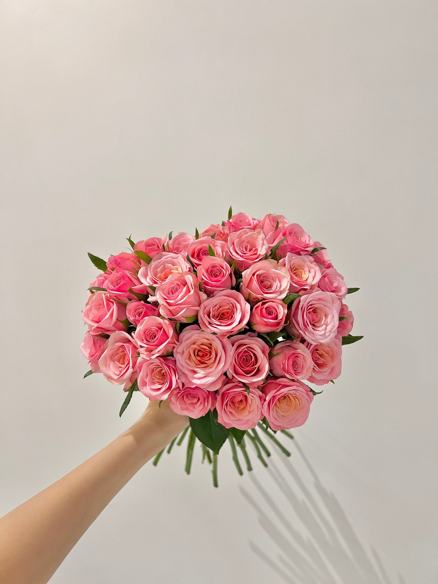 Heart shaped bouquet x 45 roses