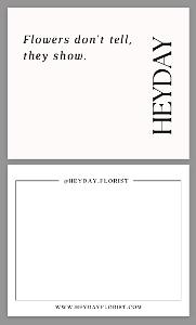 HEYDAY gift card