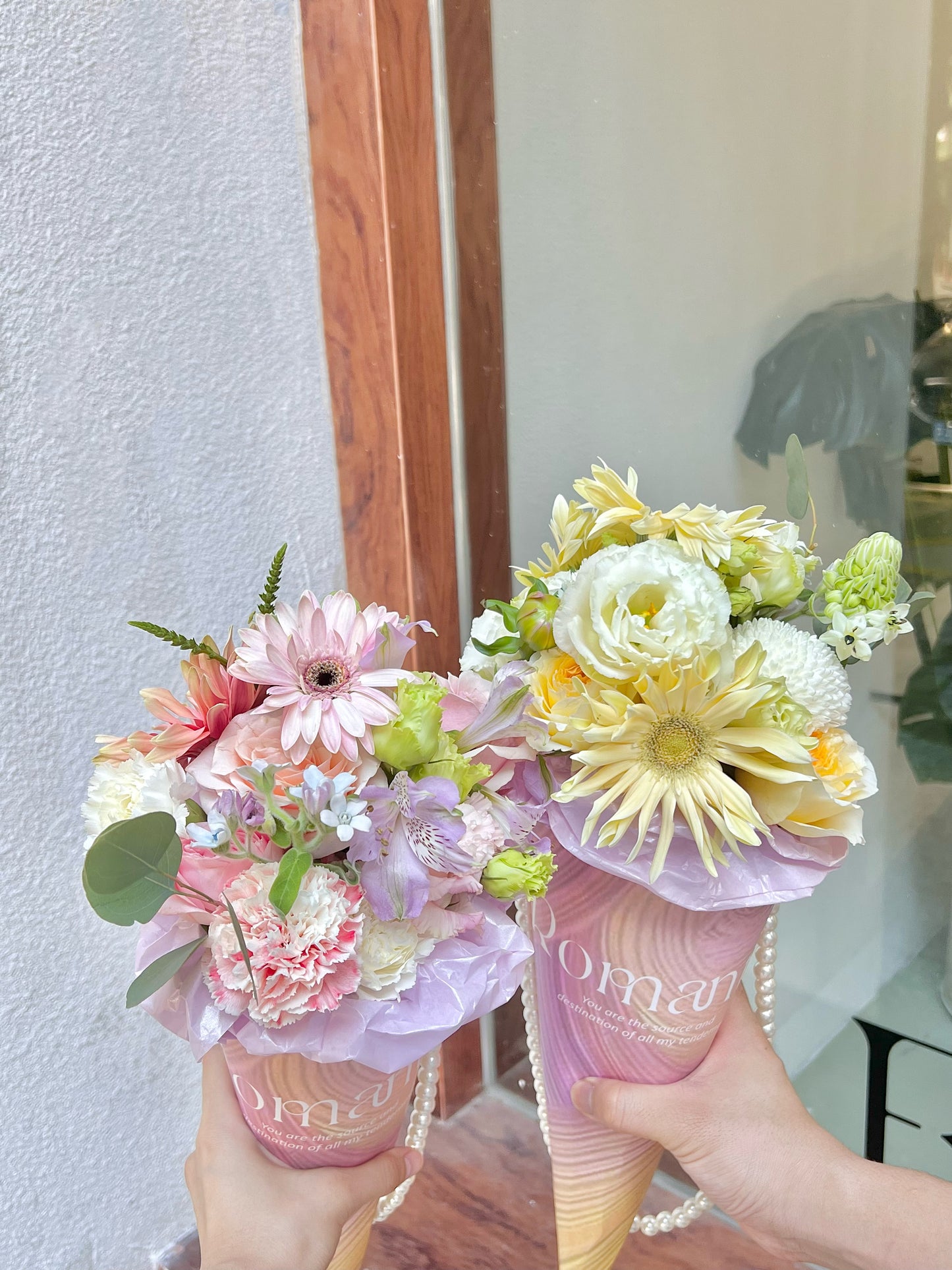 冰淇淋花筒花藝班 | Floral Ice Cream Cone