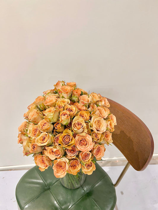 Cappuccino roses bouquet